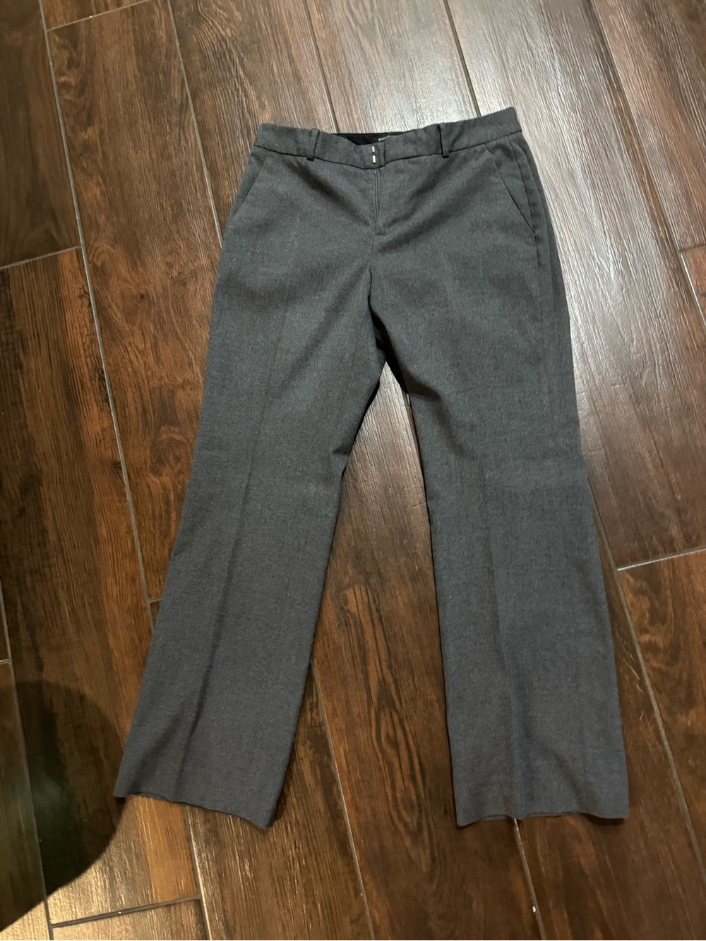 Gray women’s Dress Pants - Classic Straight Leg
